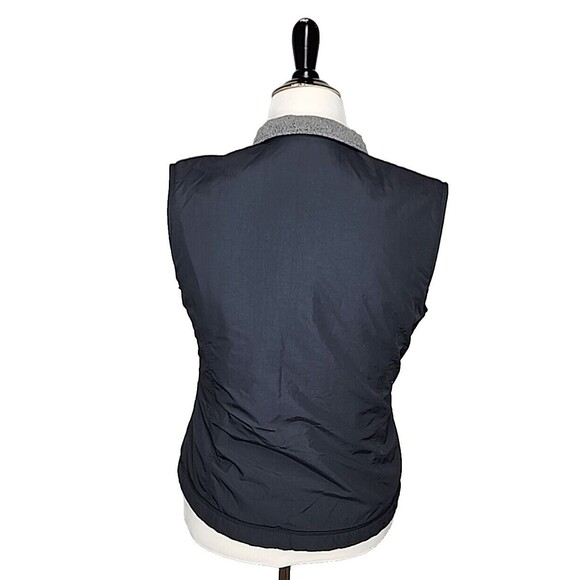 L.L. Bean Winter Vest Fleece Lined Nylon Ski Black Womens Size Medium EUC - Picture 3 of 8